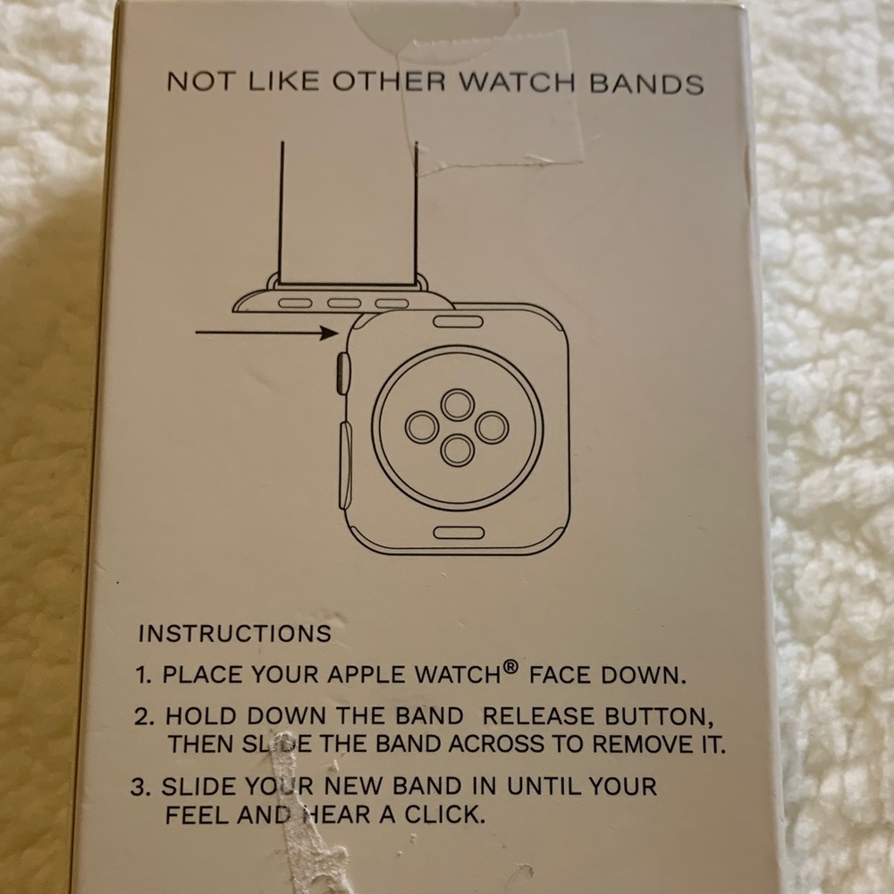 Posh Gold Tone Watch Band for Apple Watch - Picture 4 of 6